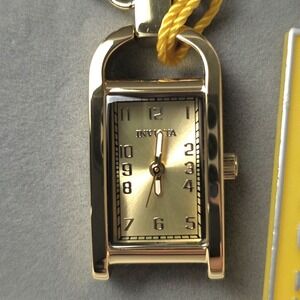 NEW Invicta Mini Angel Women's Necklace Watch 17.5 mm,‎ Gold (49935) #0420